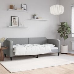 Трехместный тканевый диван, темно-серый цена и информация | Кровати | pigu.lt
