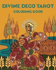 Divine Tarot Deco Coloring Book цена и информация | Книги для самых маленьких | pigu.lt