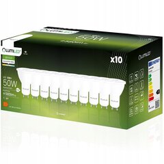 10x LED lemputės rinkinys GU10 6W = 50W 580lm Neutralus 4000K 36° LUMILED цена и информация | Электрические лампы | pigu.lt