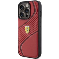 Ferrari FEHCP15LPTWR iPhone 15 Pro 6.1" czerwony|red hardcase Twist Metal Logo цена и информация | Чехлы для телефонов | pigu.lt