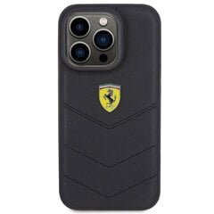 Ferrari FEHCP15LRDUK iPhone 15 Pro 6.1" czarny|black hardcase Quilted Metal Logo цена и информация | Чехлы для телефонов | pigu.lt