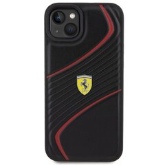 Ferrari FEHCP15MPTWK iPhone 15 Plus 6.7" czarny|black hardcase Twist Metal Logo цена и информация | Чехлы для телефонов | pigu.lt