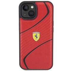 Ferrari FEHCP15SPTWR iPhone 15 6.1" czerwony|red hardcase Twist Metal Logo цена и информация | Чехлы для телефонов | pigu.lt