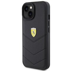 Ferrari FEHCP15SRDUK iPhone 15 6.1" czarny|black hardcase Quilted Metal Logo цена и информация | Чехлы для телефонов | pigu.lt