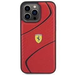 Ferrari FEHCP15XPTWR iPhone 15 Pro Max 6.7" czerwony|red hardcase Twist Metal Logo цена и информация | Чехлы для телефонов | pigu.lt
