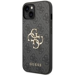 Guess GUHCP15M4GMGGR iPhone 15 Plus 6.7" szary|grey hardcase 4G Big Metal Logo цена и информация | Чехлы для телефонов | pigu.lt