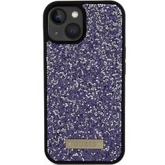 Guess GUHCP15SPFGSBSP iPhone 15 6.1" fioletowy|purple hardcase Rhinestone Metal Logo цена и информация | Чехлы для телефонов | pigu.lt