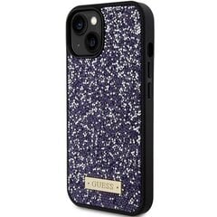 Guess GUHCP15SPFGSBSP iPhone 15 6.1" fioletowy|purple hardcase Rhinestone Metal Logo цена и информация | Чехлы для телефонов | pigu.lt