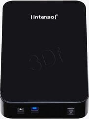 Išorinis diskas Intenso Memory Center 3.5'' 4TB USB3, Juodas kaina ir informacija | Išoriniai kietieji diskai (SSD, HDD) | pigu.lt