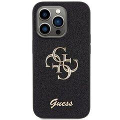 Guess GUHCP15XHG4SGK iPhone 15 Pro Max 6.7" czarny|black hardcase Glitter Script Big 4G цена и информация | Чехлы для телефонов | pigu.lt