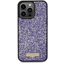 Guess GUHCP15XPFGSBSP iPhone 15 Pro Max 6.7" fioletowy|purple hardcase Rhinestone Metal Logo цена и информация | Чехлы для телефонов | pigu.lt