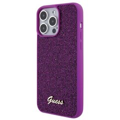 Guess GUHCP15XPMSDGSF iPhone 15 Pro Max 6.7" fuksja|fuschia hardcase Disco Metal Script цена и информация | Чехлы для телефонов | pigu.lt