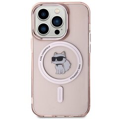 Karl Lagerfeld KLHMP15LHFCCNOP iPhone 15 Pro 6.1" różowy|pink hardcase IML Choupette MagSafe цена и информация | Чехлы для телефонов | pigu.lt