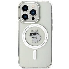 Karl Lagerfeld KLHMP15LHFCCNOT iPhone 15 Pro 6.1" transparent hardcase IML Choupette MagSafe цена и информация | Чехлы для телефонов | pigu.lt