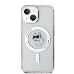 Karl Lagerfeld KLHMP15SHFCCNOT iPhone 15 6.1" transparent hardcase IML Choupette MagSafe цена и информация | Чехлы для телефонов | pigu.lt