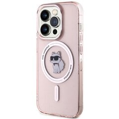 Karl Lagerfeld KLHMP15XHFCCNOP iPhone 15 Pro Max 6.7" różowy|pink hardcase IML Choupette MagSafe цена и информация | Чехлы для телефонов | pigu.lt