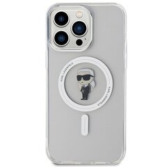 Karl Lagerfeld KLHMP15XHFCKNOT iPhone 15 Pro Max 6.7" transparent hardcase IML Ikonik MagSafe цена и информация | Чехлы для телефонов | pigu.lt