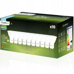 10x LED lempučių rinkinys GU10 6W = 50W 580lm Šaltas 6500K 36° LUMILED цена и информация | Электрические лампы | pigu.lt