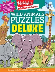 Wild Animals Puzzles Deluxe цена и информация | Книги для самых маленьких | pigu.lt