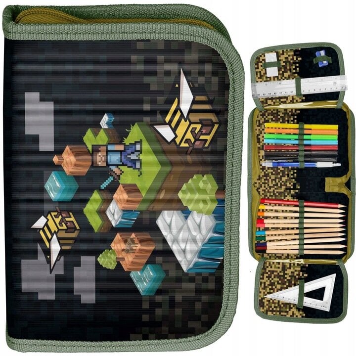 Mokyklinė kuprinė su priedais Paso Minecraft PP22GM-090, 6 d.ių kaina ir informacija | Kuprinės mokyklai, sportiniai maišeliai | pigu.lt