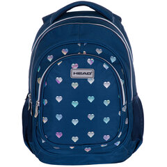 Mokyklinė kuprinė Head AB330 Holo Effect Splash Hearts 502023082, 20 l, 39x28x15 cm kaina ir informacija | Kuprinės mokyklai, sportiniai maišeliai | pigu.lt