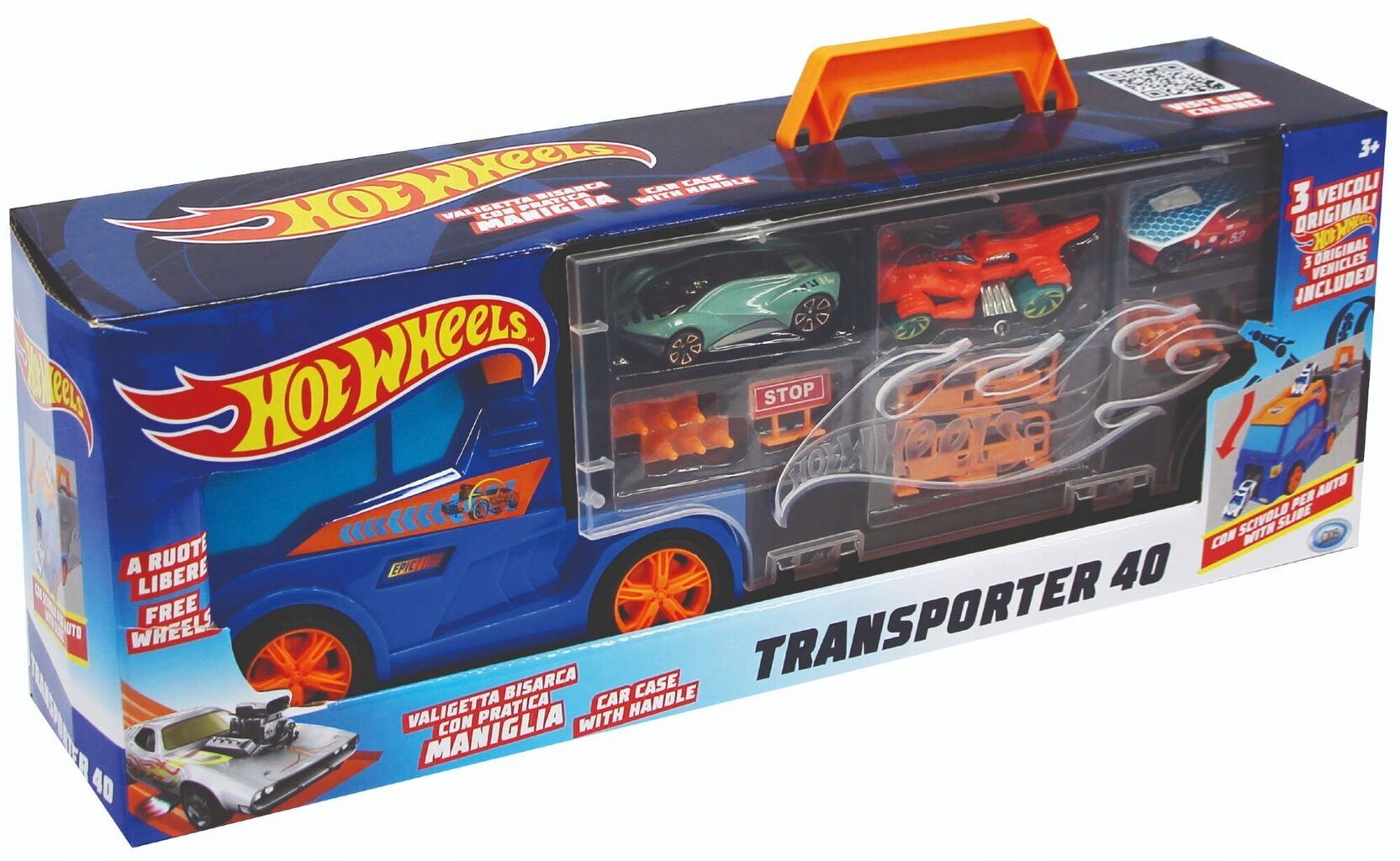 Žaislinis sunkvežimis su priedais Hot Wheels Truck Transporter kaina ir informacija | Žaislai berniukams | pigu.lt