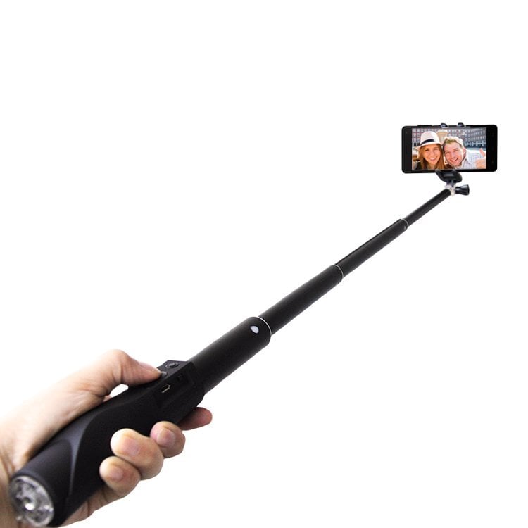 Selfie Stick eSTAR B3, Bluetooth, Juoda kaina ir informacija | Asmenukių lazdos (selfie sticks) | pigu.lt