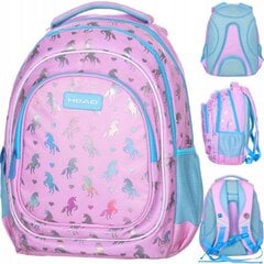 Mokyklinė kuprinė Head AB330 Holo Unicorns Heart 502022108, 20 l, 39x28x15 cm kaina ir informacija | Kuprinės mokyklai, sportiniai maišeliai | pigu.lt