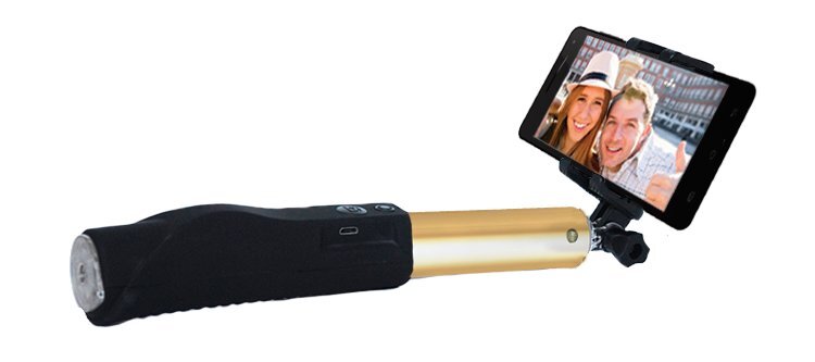 Selfie Stick eSTAR B2, Bluetooth, Auksinė цена и информация | Asmenukių lazdos (selfie sticks) | pigu.lt
