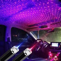 RGB LED автомобильная подсветка для салона, фиолетовая цена и информация | Автопринадлежности | pigu.lt