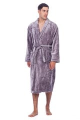 Халат мужской Elite Bamboo, серый цена и информация | Мужские халаты, пижамы | pigu.lt
