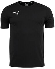 Marškinėliai vyrams Puma teamGoal 23 Casuals Tee 656578 03, juodi kaina ir informacija | Vyriški marškinėliai | pigu.lt