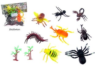 Vabalų ir vorų figūrėlės, 8-12 cm kaina ir informacija | Žaislai berniukams | pigu.lt