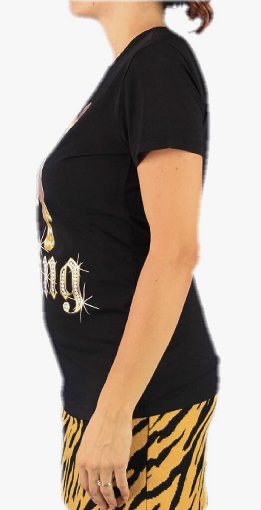 Marškinėliai moterims Love Moschino, juodi kaina ir informacija | Marškinėliai moterims | pigu.lt