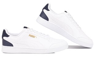 Sportiniai batai vyrams Puma Shuffle 309668 05, balti kaina ir informacija | Kedai vyrams | pigu.lt