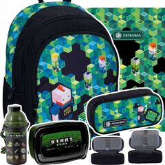 Mokyklinė kuprinė su priedais AstraBag AB340 Game 502023063, 5 dalių цена и информация | Школьные рюкзаки, спортивные сумки | pigu.lt