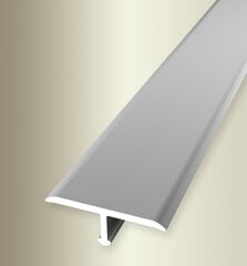 Алюминиевый профиль для соединения покрытий EB 293 F4 Kuberit, серебристого цвета цена и информация | Профили соединения | pigu.lt