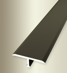 Алюминиевый профиль для соединения покрытий EB 293 F6 Kuberit, бронзового цвета цена и информация | Профили соединения | pigu.lt