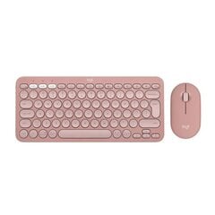 Logitech Pebble 2 Combo Tonal Rose (920-012241) kaina ir informacija | Klaviatūros | pigu.lt