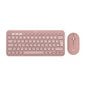 Logitech Pebble 2 Combo Tonal Rose (920-012241) kaina ir informacija | Klaviatūros | pigu.lt