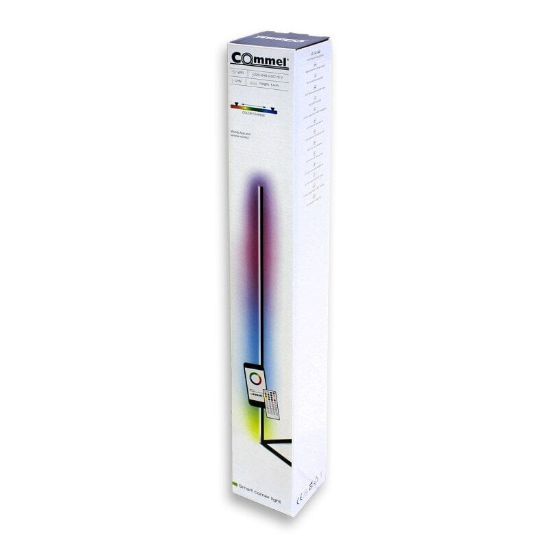Smart RGB LED toršeras / kampinis šviestuvas 140 cm, muzikinis režimas kaina ir informacija | LED juostos | pigu.lt