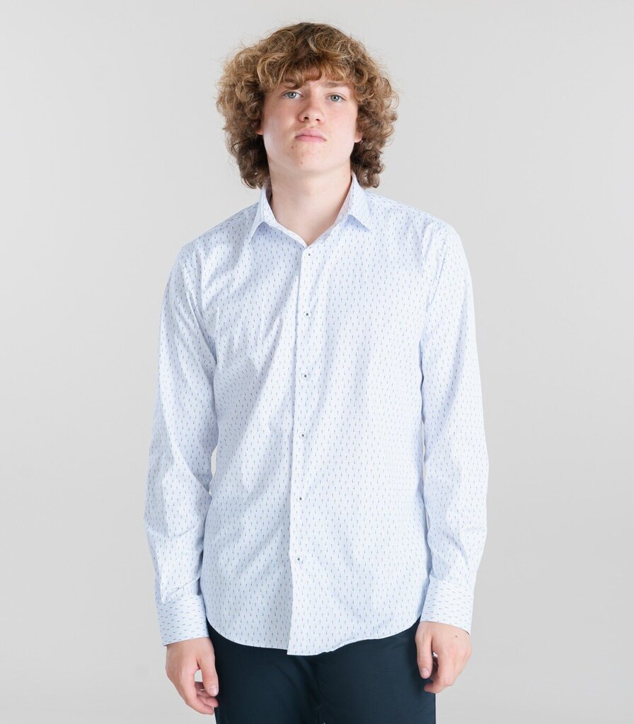 Marškinėliai vyrams Espada 860623 02, balti/mėlyni kaina ir informacija | Vyriški marškinėliai | pigu.lt
