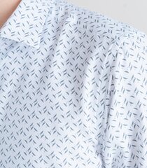 Мужская рубашка Espada 864001 01, белый/черный 864001*01-XL цена и информация | Мужские рубашки | pigu.lt