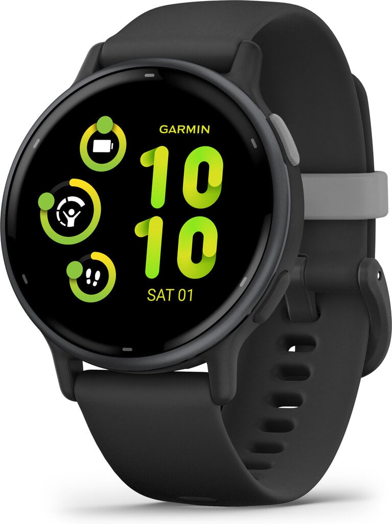 Garmin Vívoactive® 5 Slate Aluminum Bezel with Black Case and Silicone Band kaina ir informacija | Išmanieji laikrodžiai (smartwatch) | pigu.lt