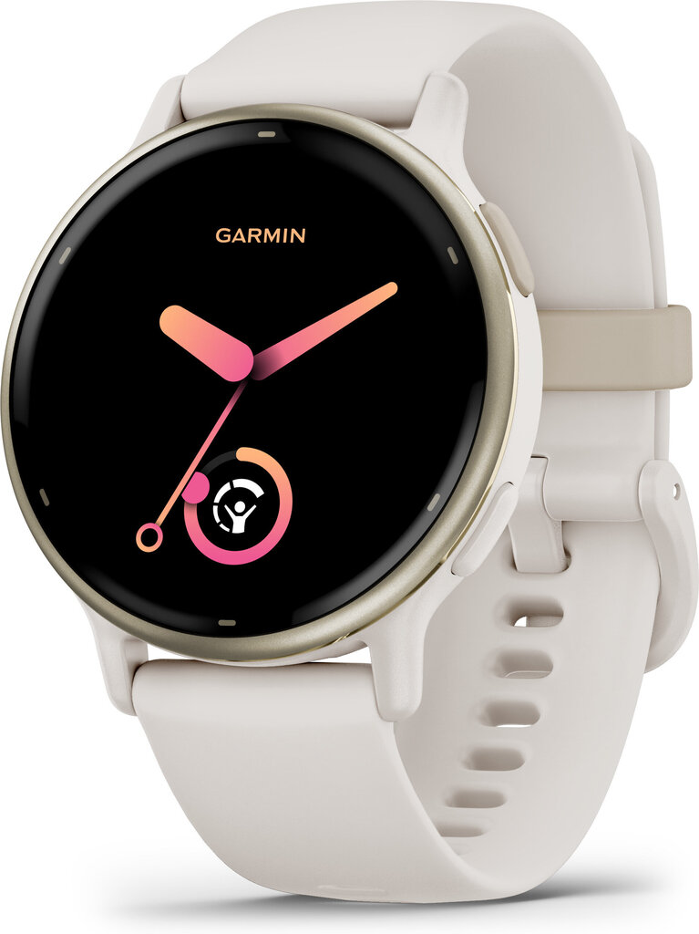 Garmin Vívoactive® 5 Cream Gold Aluminum Bezel with Ivory Case and Silicone Band цена и информация | Išmanieji laikrodžiai (smartwatch) | pigu.lt