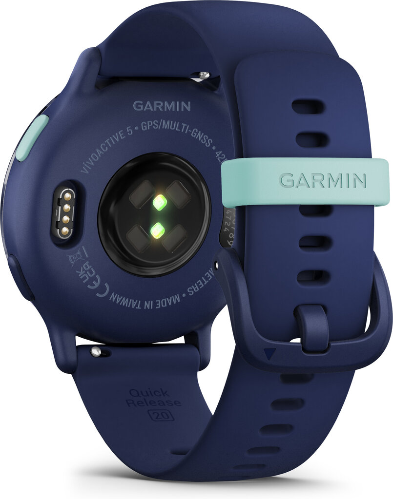 Garmin Vívoactive® 5 Metallic Navy Aluminum Bezel with Navy Case and Silicone Band kaina ir informacija | Išmanieji laikrodžiai (smartwatch) | pigu.lt