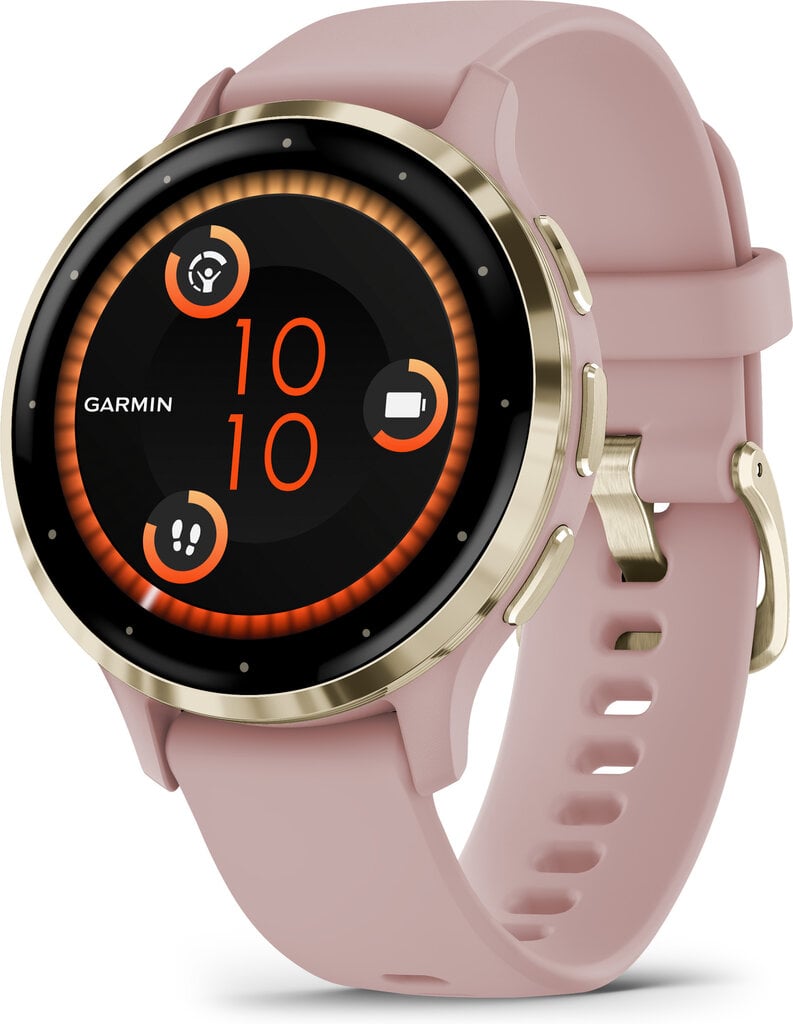 Garmin Venu® 3S Soft Gold Stainless Steel Bezel with Dust Rose Case and Silicone Band 41mm цена и информация | Išmanieji laikrodžiai (smartwatch) | pigu.lt