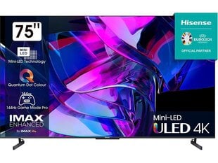 Hisense 75U7KQ цена и информация | Телевизоры | pigu.lt