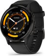 Garmin Venu® 3 Slate Stainless Steel Bezel with Black Case and Silicone Band