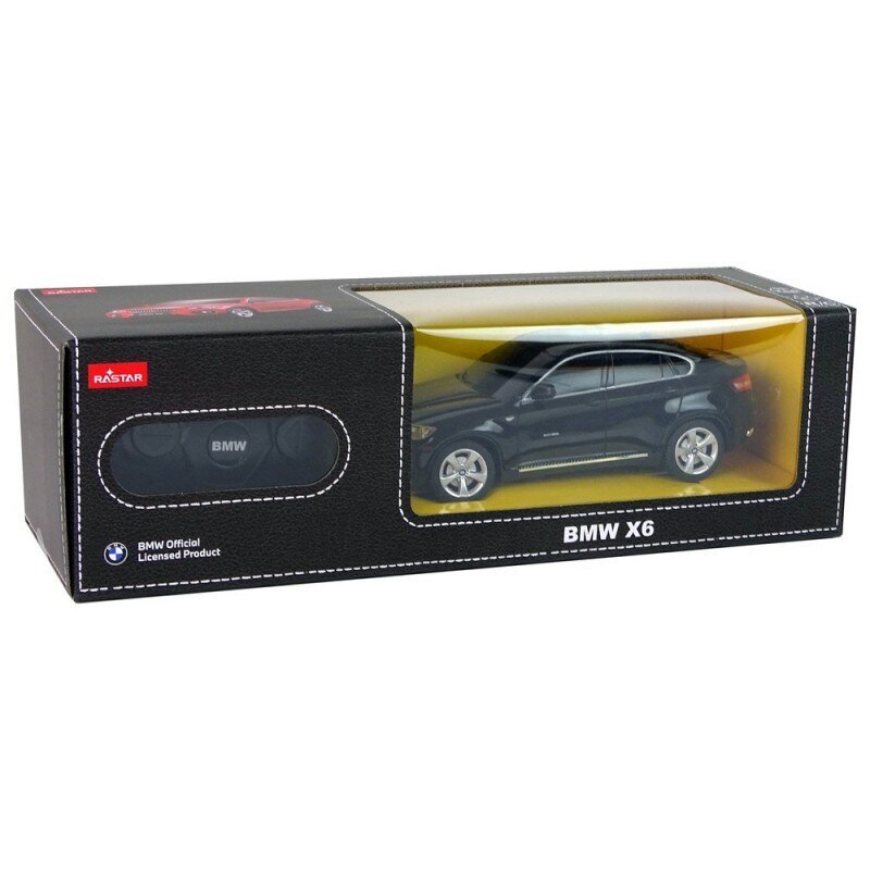 Radijo bangomis valdomas Rastar Bmw X6, 1:24 kaina ir informacija | Žaislai berniukams | pigu.lt